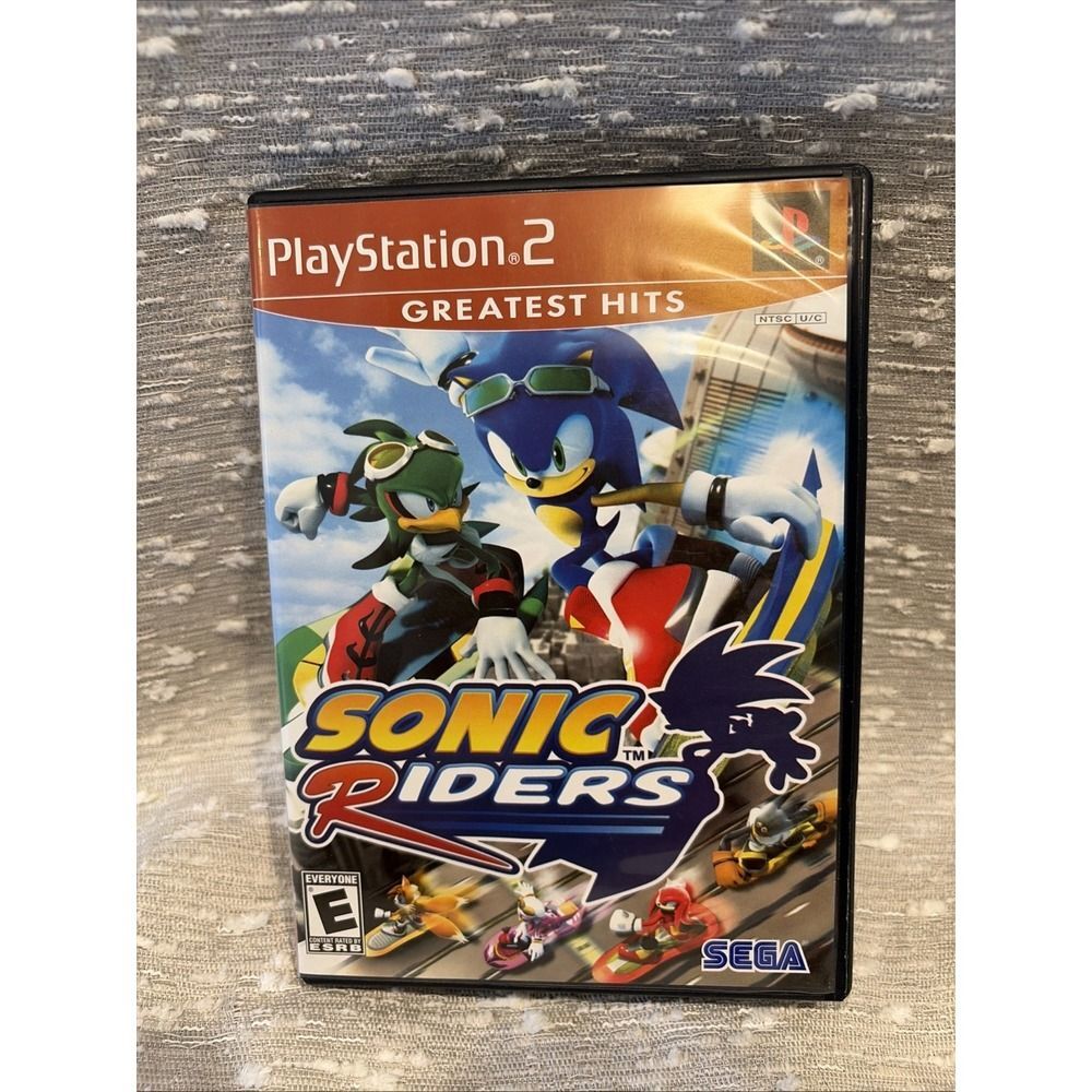 Sonic Riders - PlayStation‎ 2 ( Game And Manual)